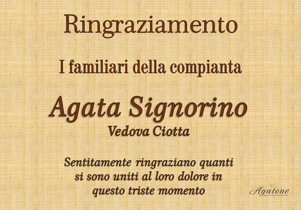 Signorino Agata